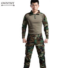 Men Woodland Hunting Tactical Clothes Airsoft Camouflage Suit Military Paintball Equipment Military Clothes Combat Shirt Uniform 2024 - buy cheap