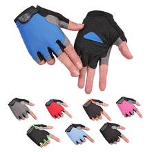 Гигантские велосипедные противоскользящие спортивные перчатки для мужчин и женщин, мужские перчатки с полупальцами, дышащие спортивные перчатки с защитой от ударов, велосипедные перчатки для горного велосипеда * 2024 - купить недорого