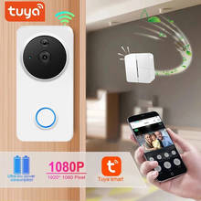 WiFi Wireless Tuya 1080P HD Video Doorbell Voice Control Home Door Bell Smart Door Peephole Camera Outdoor Mini Video Intercom 2024 - buy cheap