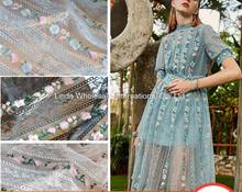Multi-Color Lace Embroidery fabric,patchwork textile Fabrics,fabric for dress,sewing material 2024 - buy cheap