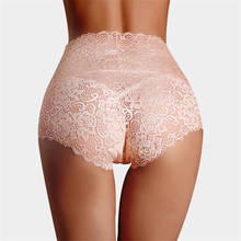 M-3XL Sexy Lace underwear women High Waist Knickers Panties mesh Lingerie seamless Briefs Sleepwear Elegant panty Plus Size 2024 - buy cheap