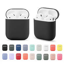 For Silicone Cases For Apple Airpods 1/2 Protective Bluetooth Wireless Earphone Cover For Apple Air Pods Charging Box Bags 2024 - buy cheap