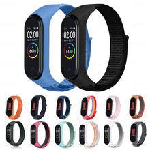 Correa de nailon para Xiaomi Mi band 6 y 5, accesorios de pulsera para reloj inteligente Xiaomi Mi band 4 y 3 2024 - compra barato