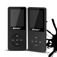 Ультратонкий MP3-плеер RUIZU X02 с экраном 1,8 дюйма, воспроизведение 80 часов, портативный спортивный мини MP3-плеер с поддержкой FM, электронной книги, часов, диктофона 2024 - купить недорого