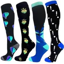 Calcetines de compresión para hombre y mujer, medias médicas para Yoga, Golf, Hockey, enfermería, 20-30 MmHg 2024 - compra barato