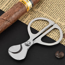 Mini Stainless Steel Cigar Cutter Metal Cigarette Scissor Metal Classic Portable Cigar Cutter Guillotine Cigar Scissors Gift 2024 - buy cheap