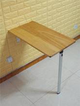 Небольшой Обеденный стол для дома, настенный складной столик, Простой прямоугольный тренировочный ноутбук из цельного дерева 2024 - купить недорого