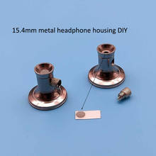 15.4mm mmcx Headphone DIY Pure Copper Earphone Shell Case with mmcx socket 2024 - buy cheap