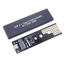 Carcasa de SSD M2 a USB tipo C 3,1, adaptador de SSD para NVME PCIE M Key 2230/2242/2260/2280, caja de SSD M2, RTL9210 2024 - compra barato