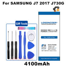 LOSONCOER 4100mAh EB-BJ730ABE For Samsung Galaxy J7 2017,J730K,J7 Pro,SM-J730F/DS,J730G,J730FM,J730GM/DS Battery+Quick Arrive 2024 - buy cheap