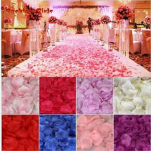 Wholesale Wedding Rose Petals 100pcs/lot Decorations Flowers Polyester Wedding Rose New Fashion 2018 Artificia  bodas  lote 2024 - buy cheap