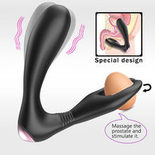 Wireless Remote Control Men Vibrating Prostate Massager Powerful Male Anal Plug Vibrator Silicone Gay Butt Plug Anal Sex Toys 2024 - buy cheap