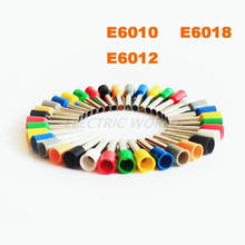 E6010 E6012 E6018 Tube Insulated cord end terminals Cable Connector wire terminals Insulating Crimp wire Connector 2024 - buy cheap