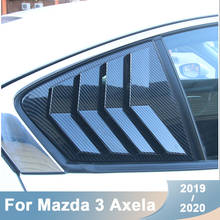 Spoiler traseiro de janela de carro, para mazda 3 axela 2019 2020 abs, tampa traseira do porta-malas, acessórios de decoração 2024 - compre barato