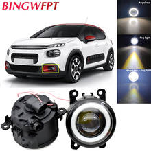 BINGWFPT For Citroen C3 C4 C5 C6 C-Crosser Xsara Picasso 1999-2015 Car LED Fog Lamps Angel Eye light 2024 - buy cheap