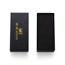 VA VOOM черная золотая коробка оригинальный жесткий бумажный чехол картонная упаковка Vava Voom подарочные часы коробки для мужчин 2024 - купить недорого