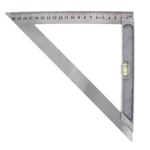 Utoolmart régua triangular prata, régua 90 graus métrica 150/200mm triangular e triangular horizontal de aço inoxidável, ferramenta de medição, 1 peça 2024 - compre barato