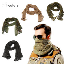 11 Colors 190*90cm Cotton Military Camouflage Tactical Mesh Scarf Sniper Face Veil Camping Hunting Multi Purpose Hiking Scarves 2024 - buy cheap