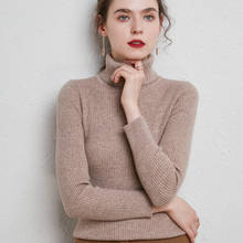 Turtleneck Sweater Women Slim Thickened Top 2020 Autumn Winter Soft Warm Fashion Versatile Long-Sleeved Pullover Sweater Women 2024 - buy cheap