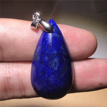 Natural Lapis Lazuli Pendant For Woman Men Water Drop Royal Blue Stone 35x18x9mm Beads Healing Necklace Pendant Jewelry AAAAA 2024 - buy cheap