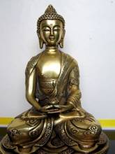 rui2688 Elaborate China Tibetan Buddhis Amitabha Brass Buddha Statue Sculpture 2024 - buy cheap