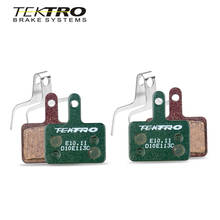 Tektro e10.11 mtb pastilhas de freio mountain road bicicleta dobrável pastilhas de freio a disco para shimano mt200/m355/m395/m415/m285/m286/m280 2024 - compre barato