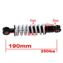 190mm Mini Shock Absorber Shocker Suspension Spring Dirt PIT QUAD BIKE ATV BUGGY 250lbs 2024 - buy cheap