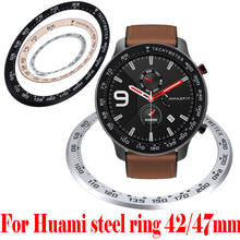 Anel de proteção de borda tpu, capa de proteção para xiaomi huami amazfit gtr 47/42mm, pulseira inteligente de anel 2024 - compre barato