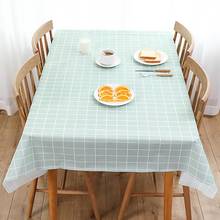 Novo à prova dwaterproof água xadrez toalha de mesa retângulo capa óleo resistente jantar mesas pano para festa de casamento aniversário decoração 2024 - compre barato