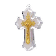 WholesaleDIY Accessories For Jewelry Cross 	 Jesus TagChristmas Gifts	 New Year's Accessories 2021 Crucifix	 6PCS 2024 - buy cheap