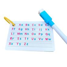 26 + 1 carta inglês cartão flash alfabeto carta placa inglês com educacional para crianças handwriting fivela brinquedos 2024 - compre barato