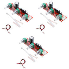 Placa de 2 canais preamp para ne5532, placa ideal para controle de volume, pré-amplificador de tom ne5532 com 3 peças 2024 - compre barato