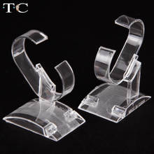 Clear Stand Watches Showcase Wristwatch Rack Acrylic Stand Transparent Watch Display Holder 10pcs/Lot 2024 - buy cheap