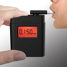 1pc andheld Digital Alcohol Tester Professional Police Breath Alcohol Tester Breathalyzer Breathalyser Alcohol Breath Tester LCD 2024 - buy cheap