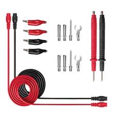 16 pçs/set Universal Multímetro Digital Sonda 93cm Ponta Da Agulha Teste Leads Pin Jacaré Fio Clipe Kit 2024 - compre barato