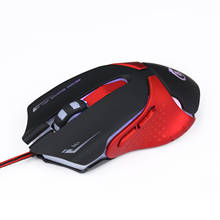 6D Проводная игровая мышь USB 3200 dpi, 6 кнопок, светодиодный, профессиональная оптическая мышь для геймеров, Компьютерные Мыши для ПК, ноутбука, игровые мыши 2024 - купить недорого