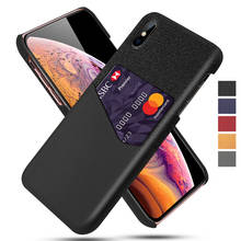 Чехол из искусственной кожи с отделениями для карт для iPhone XS MAX XR X 6 6S 7 8 Plus 5 5S SE 2 2020 2024 - купить недорого