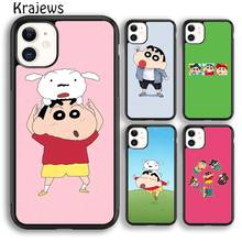 Krajews Crayon Shinchan Soft Phone Case Cover For iPhone 5 SE 6s 7 8 plus X XR XS 11 12 13 pro max Samsung Galaxy S8 S9 S10 Plus 2024 - buy cheap