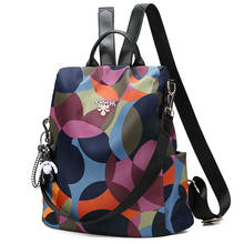 Mochila feminina multifuncional, mochila escolar colorida anti roubo para adolescentes e meninas, à prova d'água, novo, 2019 2024 - compre barato