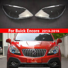 Lente do farol do carro capa de escudo automático para buick encore 2013 2014 2015 substituição do carro abajur lampcover brilhante lâmpada sombra tampas 2024 - compre barato