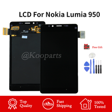 Оригинальный сменный ЖК-дисплей для Nokia Lumia 950, дисплей с сенсорным экраном и дигитайзером в сборе с рамкой RM-1104 RM-1106 с рамкой 2024 - купить недорого