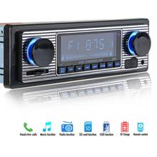 Radio FM compatible con Bluetooth, reproductor MP3, estéreo, USB, AUX, Audio estéreo clásico para coche, pantalla OLED a Color, reproductor multimedia de música para coche 2024 - compra barato