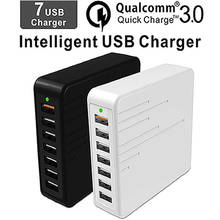 Cargador USB Multiple Charge Fast charging 7 Port Multi USB Charger Cargador USB Multiple Device Charging Chargeur Quick Charge 2024 - buy cheap