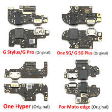USB Micro Charger Port док-коннектор для микрофона Board Flex Cable для Moto G9 Power G Stylus Pro One G 5G E7 2024 - купить недорого