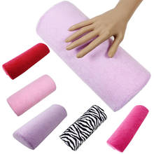 Cojín suave de descanso para uñas, soporte de almohada de mano para salón de manicura, diseño de Arte de uñas, media columna 2024 - compra barato