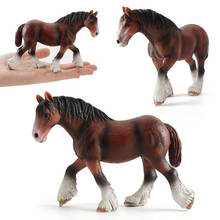 Simulation Solid Animal Model Kids Toy Home Furnishings Ranch Horse Stallion Kindergarten Animal Cognition Educational Plaything 2024 - buy cheap