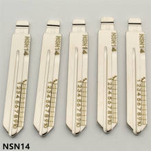 XIEAILI OEM 30Pcs NO.22 NSN14 Engraved Line Key Blade Scale Shearing Teeth Uncut Key Blade For Nissan Tiida/Sunny  K434 2024 - buy cheap