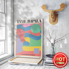 Плакат Tame Impala Glastonbury, винтажные художественные принты, красочная геометрия, домашний декор, Настенная картина, подарок 2024 - купить недорого