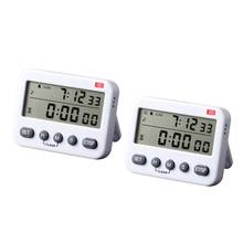 YS-218 Digital Timer 100 Hour Dual Count Down and Count Up Kitchen Timer with Magnet Hanging Bracket Large LCD Display 2024 - buy cheap