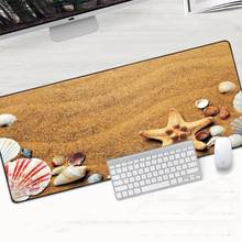 Impressão paisagem seaside pôr-do-sol tapete de mesa comtuper tapete grande xxl mousepad jogos accessoroes portátil gamer teclado mause esteira 2024 - compre barato